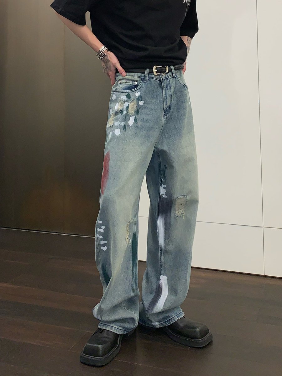 Design Wide Denim Pants