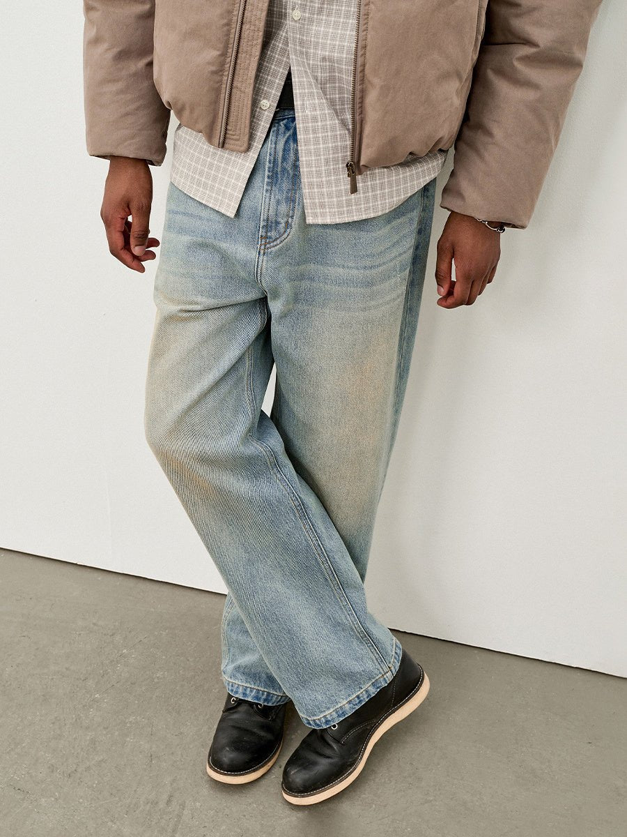 Distressed Vintage Jeans