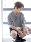 Fake two-piece short sleeve T-shirt