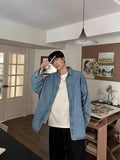 Over -size denim jacket