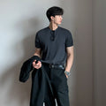 Short -sleeved knit shirt