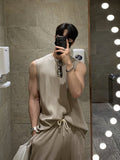 スリーブレススウェットセットアップ メンズ｜Sleeveless SWEAT SET
