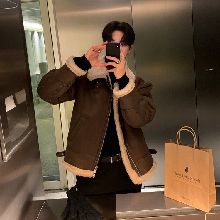 Stand collar cotton jacket