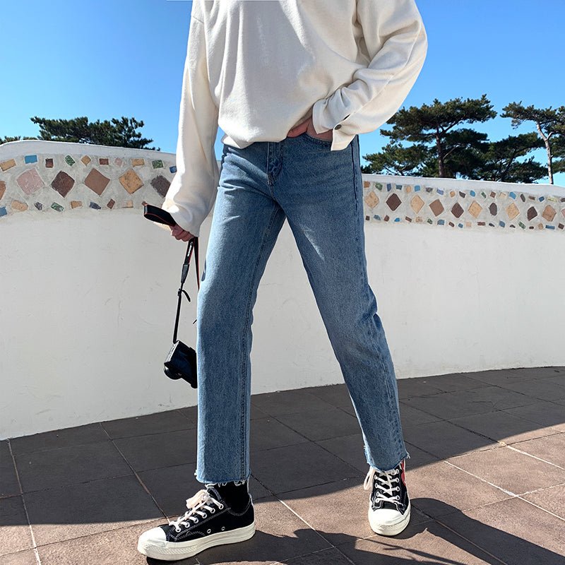 Straight casual jeans