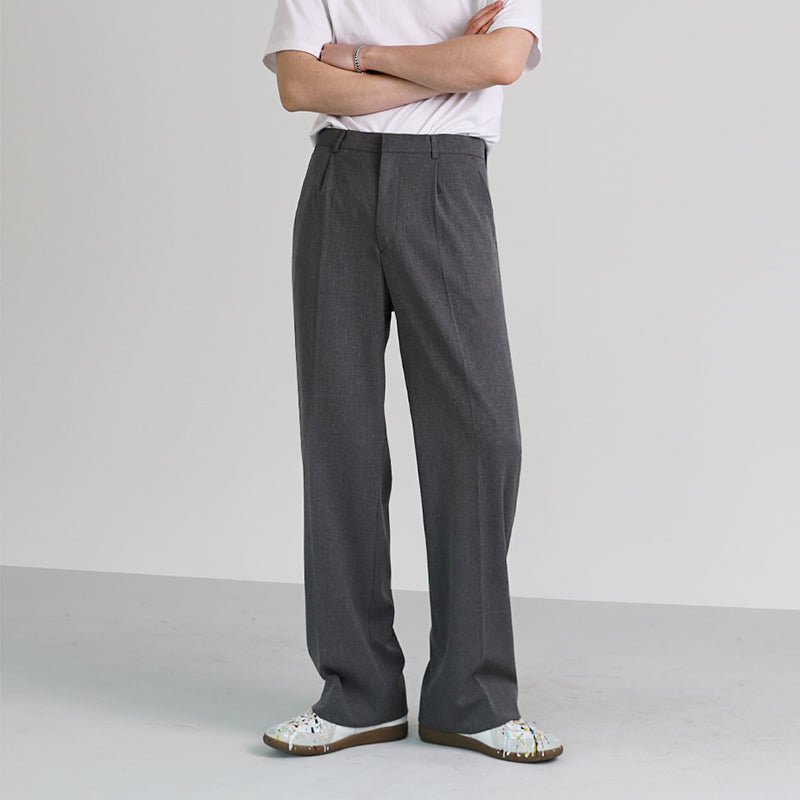 Straight wide leg pants