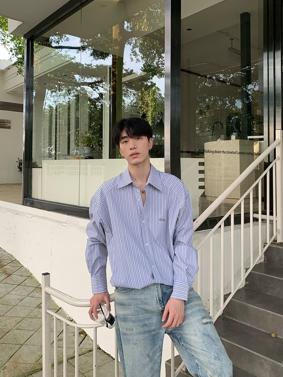 Striped long sleeve shirt