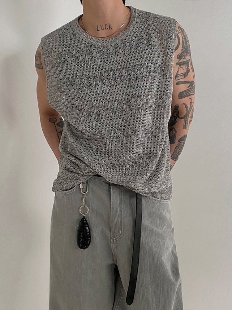 Summer knit vest