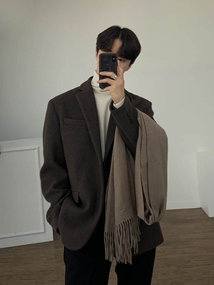 Thick blazer jacket
