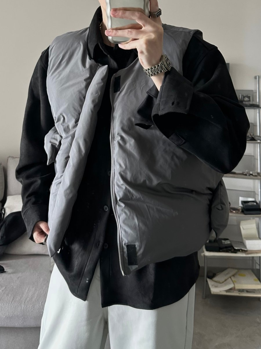 Warm down vest