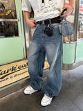 Wide denim Jeans